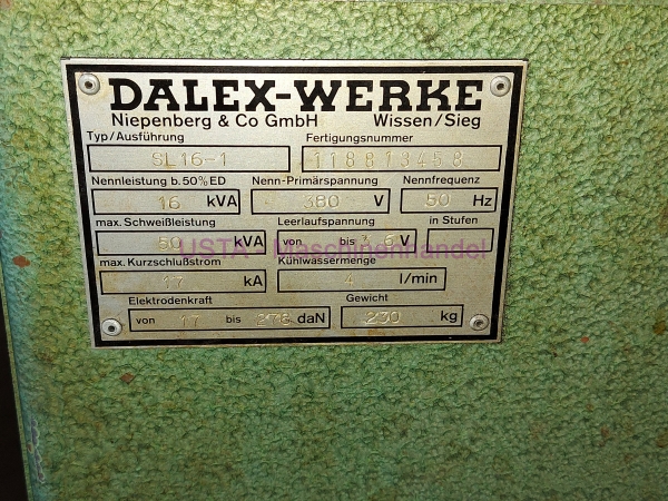 Punktschweißgerät Dalex SL16-1